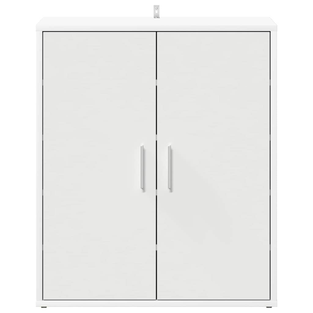 Shoe Cabinet White 60x35x70 cm Engineered Wood