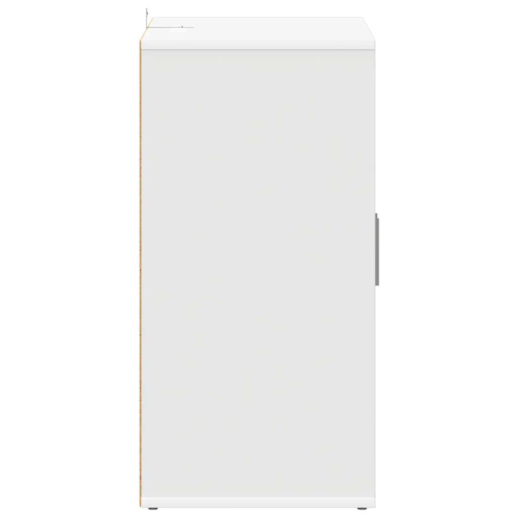 808918 vidaXL Shoe Cabinet White 60x35x70 cm Engineered Wood