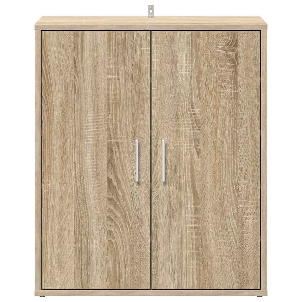 Shoe Cabinet | Sonoma oak | Engineered wood | Compact