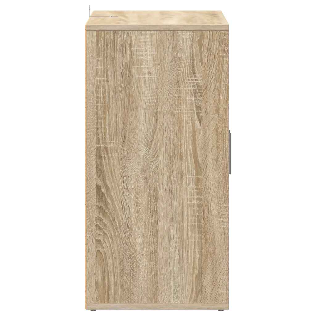 Shoe Cabinet | Sonoma oak | Engineered wood | Compact