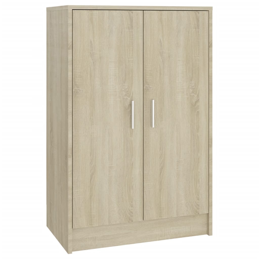 vidaXL Shoe Cabinet Sonoma Oak 60x35x92 cm Engineered Wood