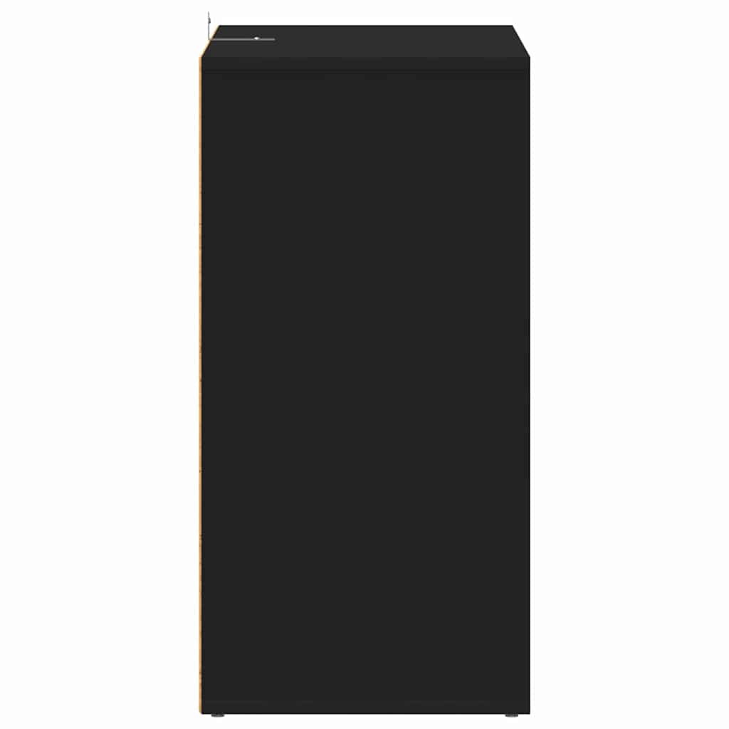 Shoe Cabinet Black 60x35x70 cm Engineered Wood
