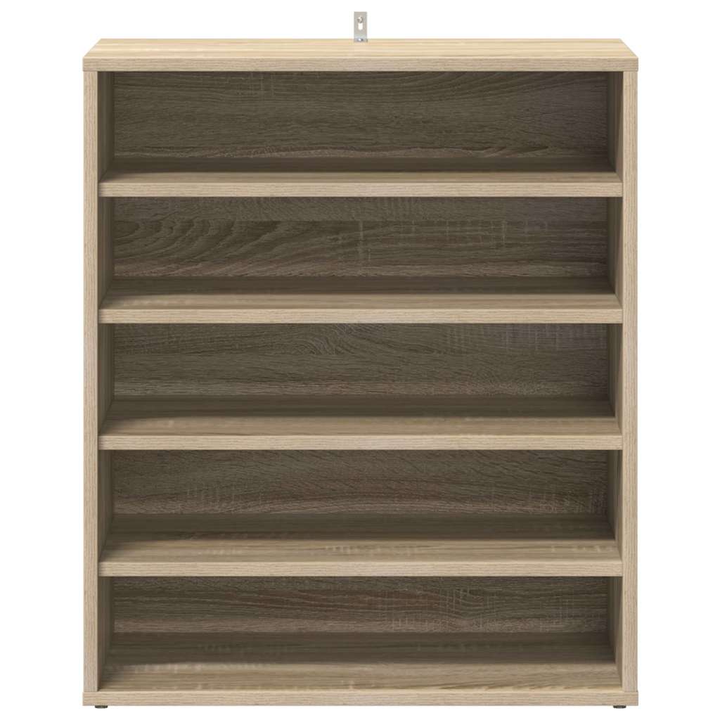 Shoe Cabinet Sonoma Oak 60x35x70 cm Engineered Wood