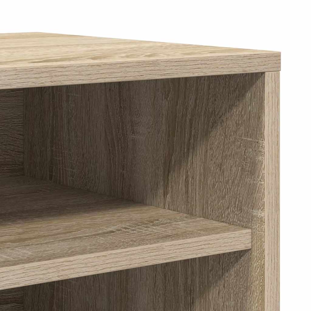 Shoe Cabinet Sonoma Oak 60x35x70 cm Engineered Wood