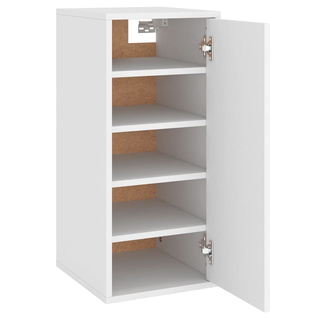 vidaXL Shoe Cabinet White 32x35x70 cm Engineered Wood