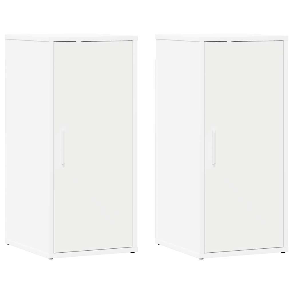Shoe Cabinets 2 pcs White 32x35x70 cm Engineered Wood