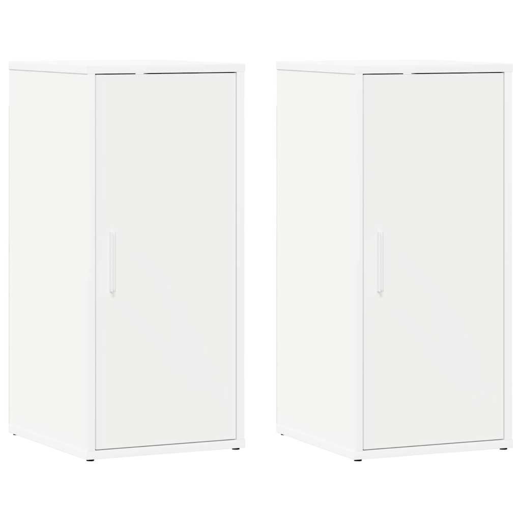 Shoe Cabinets 2 pcs White 32x35x70 cm Engineered Wood