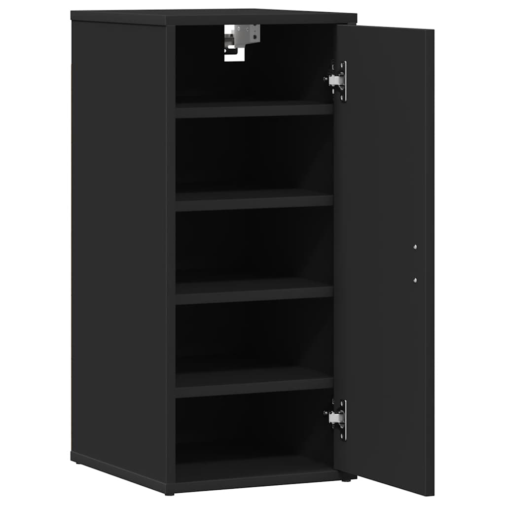 Shoe Cabinet Black 32x35x70 cm Engineered Wood