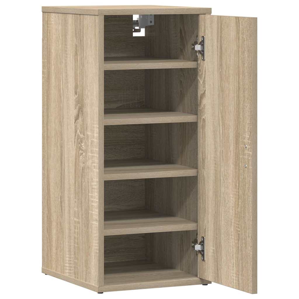 Shoe Cabinets 2 pcs Sonoma Oak 32x35x70 cm Engineered Wood