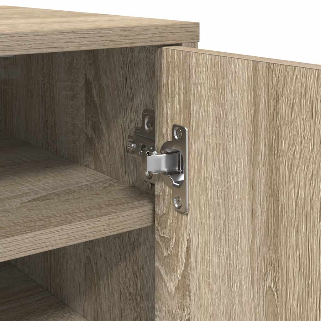 Shoe Cabinets 2 pcs Sonoma Oak 32x35x70 cm Engineered Wood