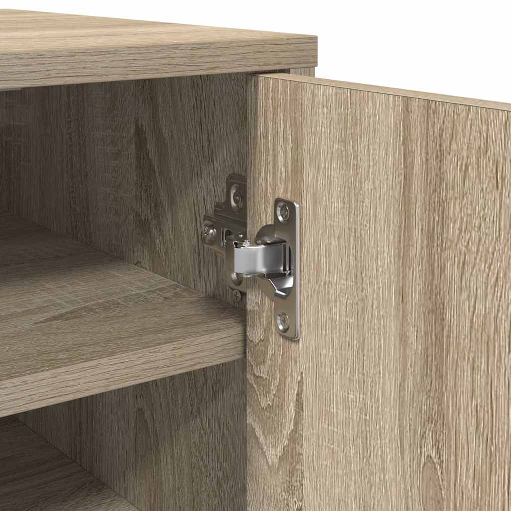 Shoe Cabinets 2 pcs Sonoma Oak 32x35x70 cm Engineered Wood