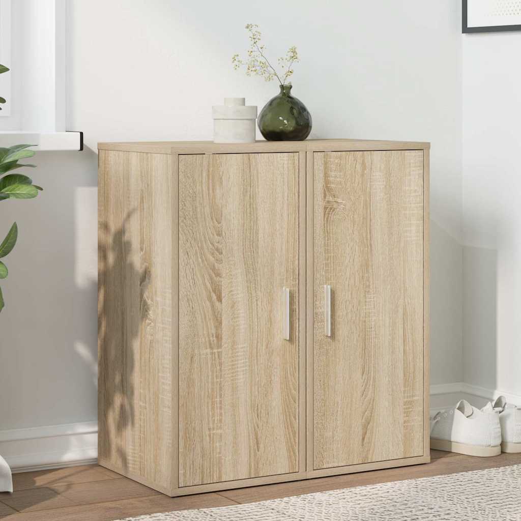 Shoe Cabinets 2 pcs Sonoma Oak 32x35x70 cm Engineered Wood