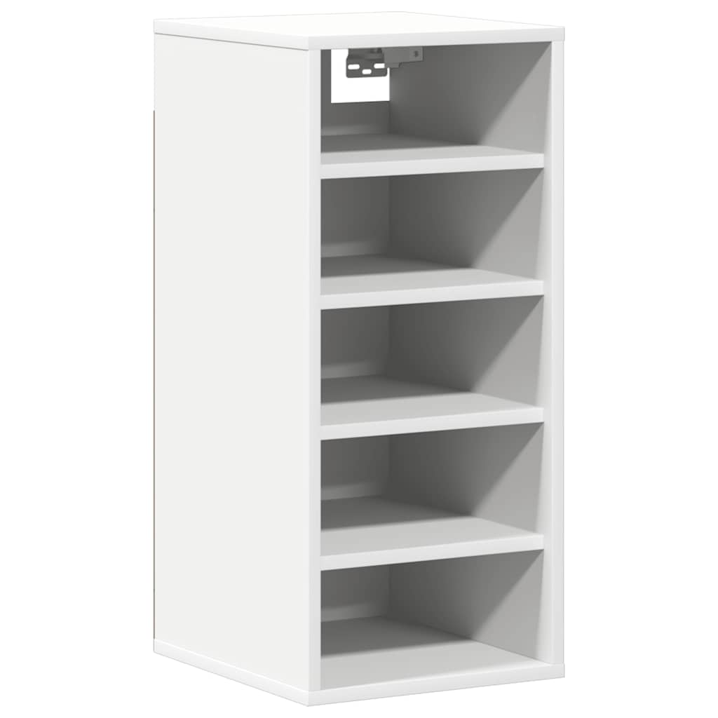 Shoe Cabinet White 31.5x35x70 cm Engineered Wood