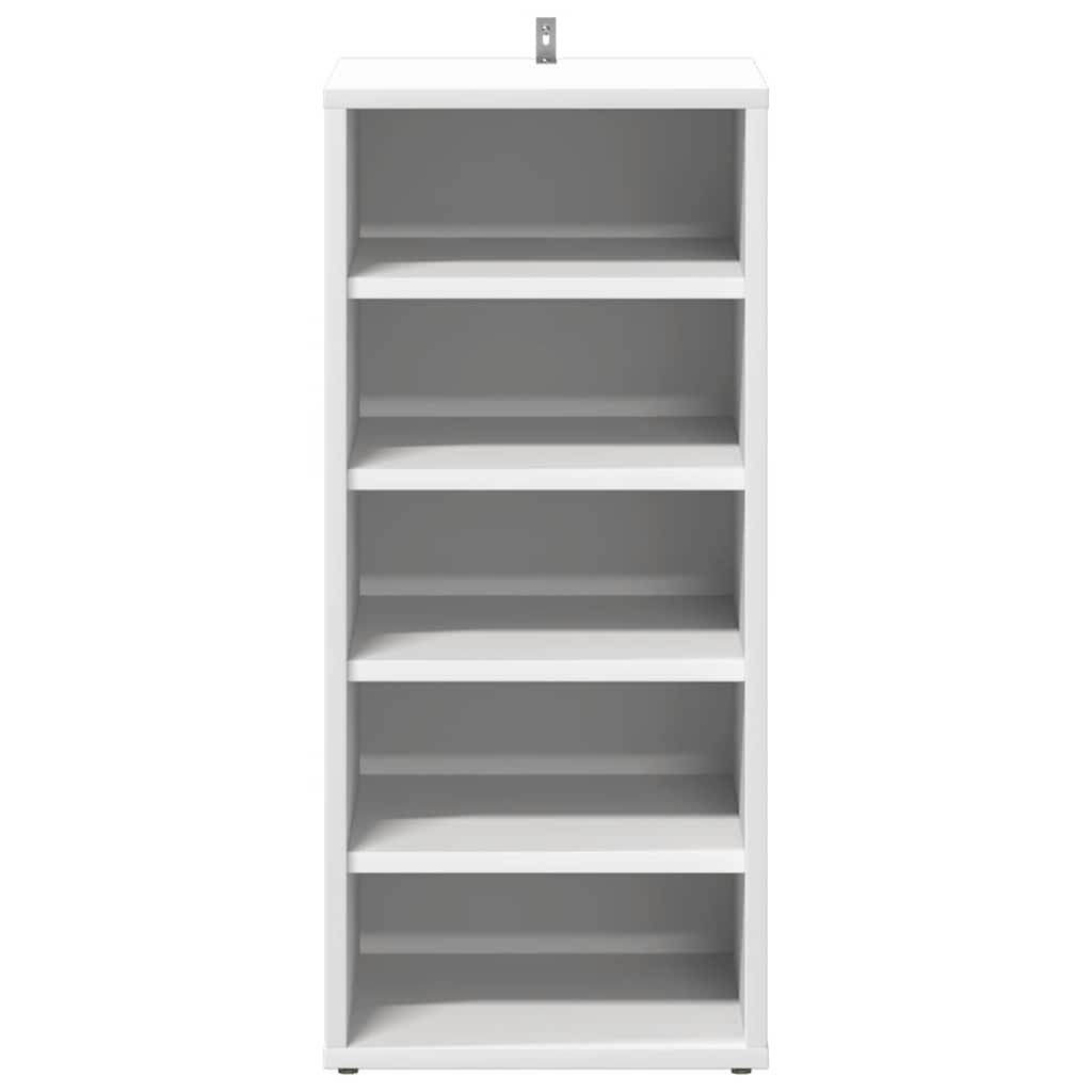 Shoe Cabinet White 31.5x35x70 cm Engineered Wood