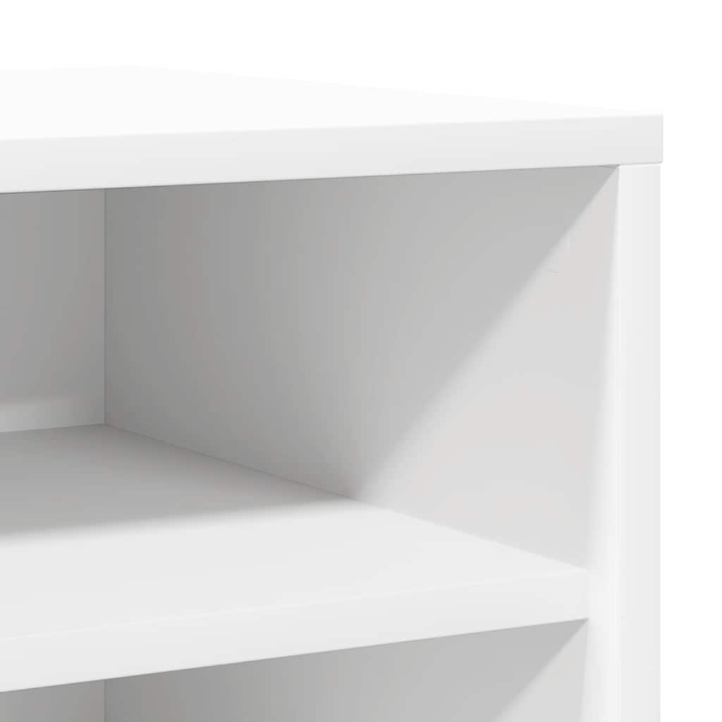 Shoe Cabinet White 31.5x35x70 cm Engineered Wood