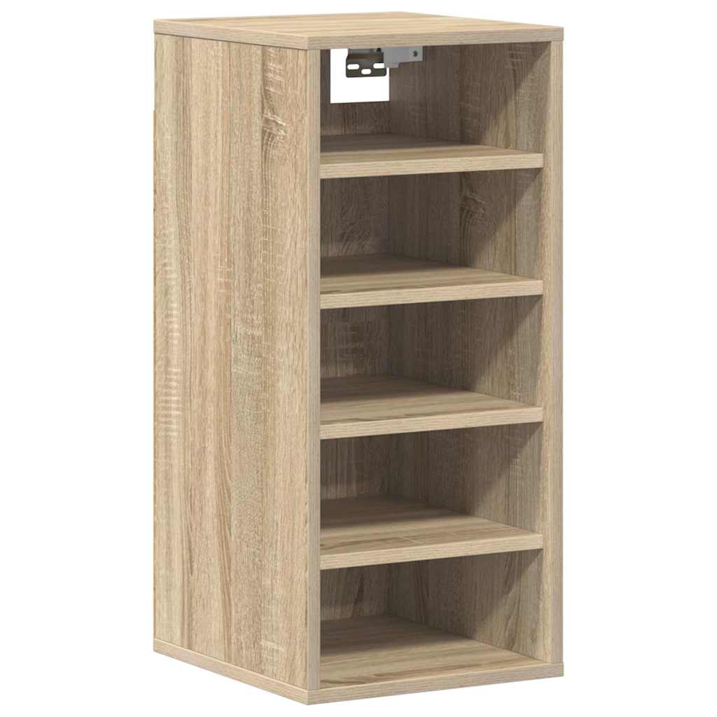 Shoe Cabinet Sonoma Oak 31.5x35x70 cm Engineered Wood