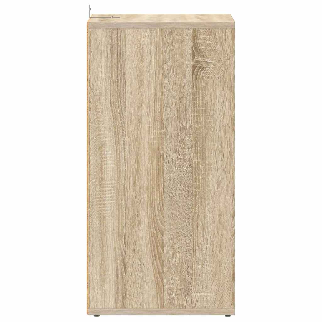 Shoe Cabinet Sonoma Oak 31.5x35x70 cm Engineered Wood
