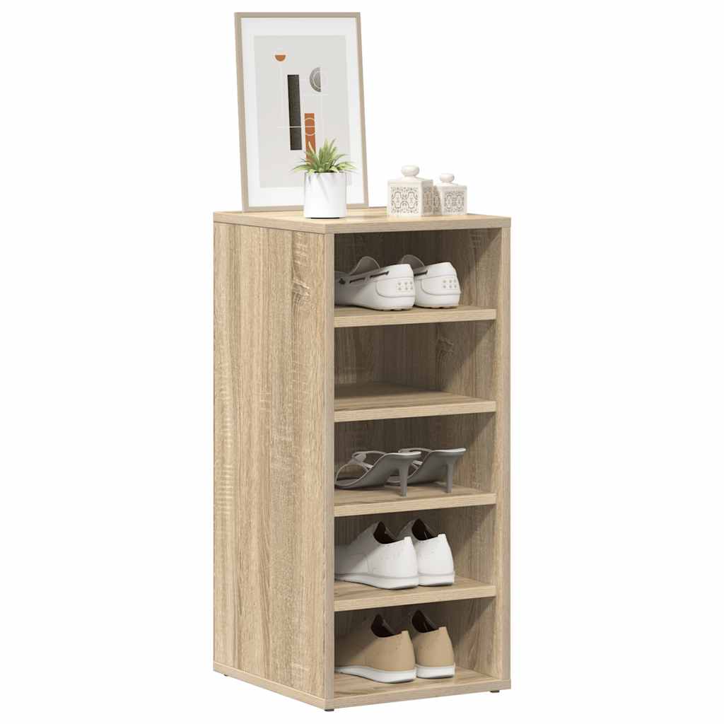 808988 vidaXL Shoe Cabinets 2 pcs Sonoma Oak 31,5x35x70 cm Engineered Wood