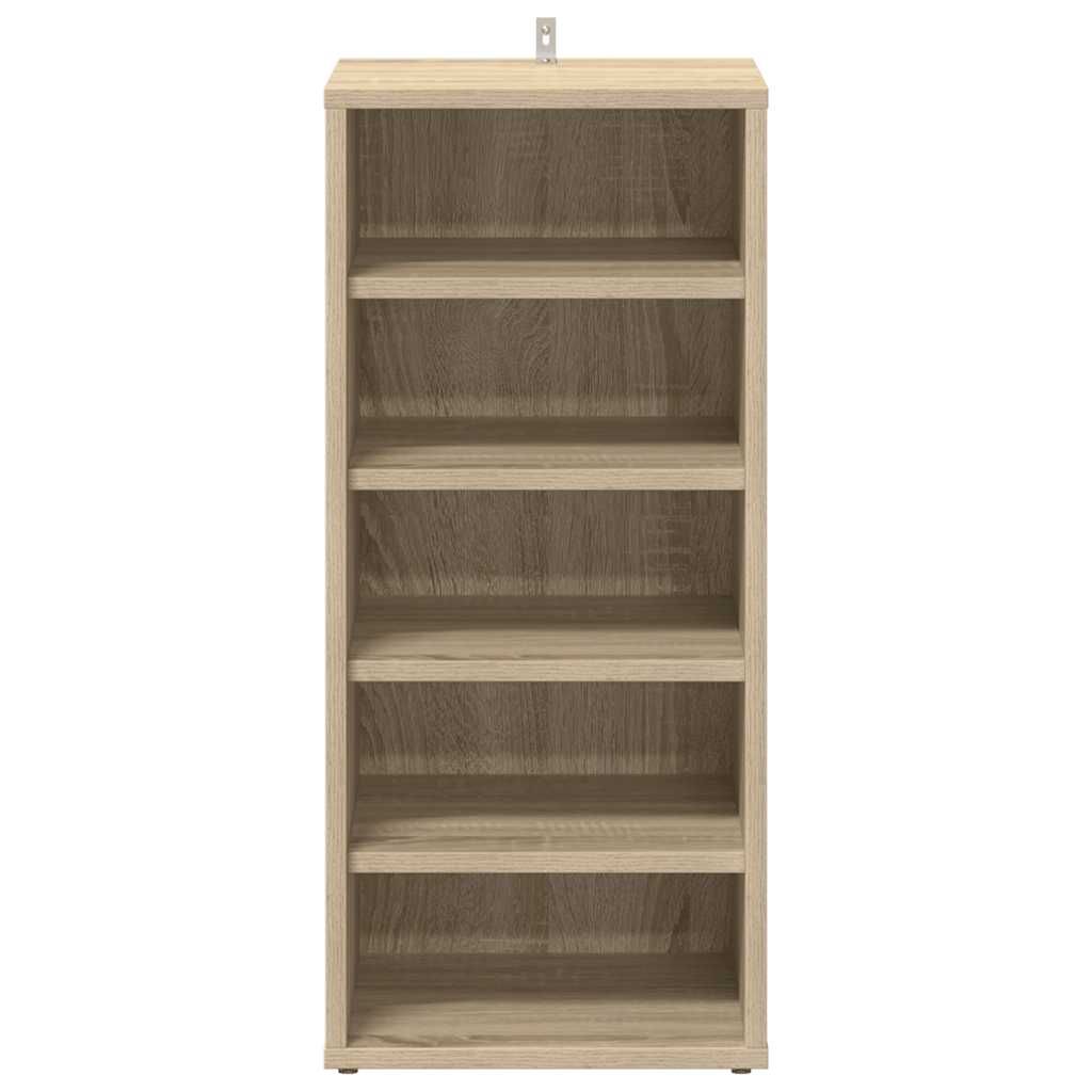 808988 vidaXL Shoe Cabinets 2 pcs Sonoma Oak 31,5x35x70 cm Engineered Wood