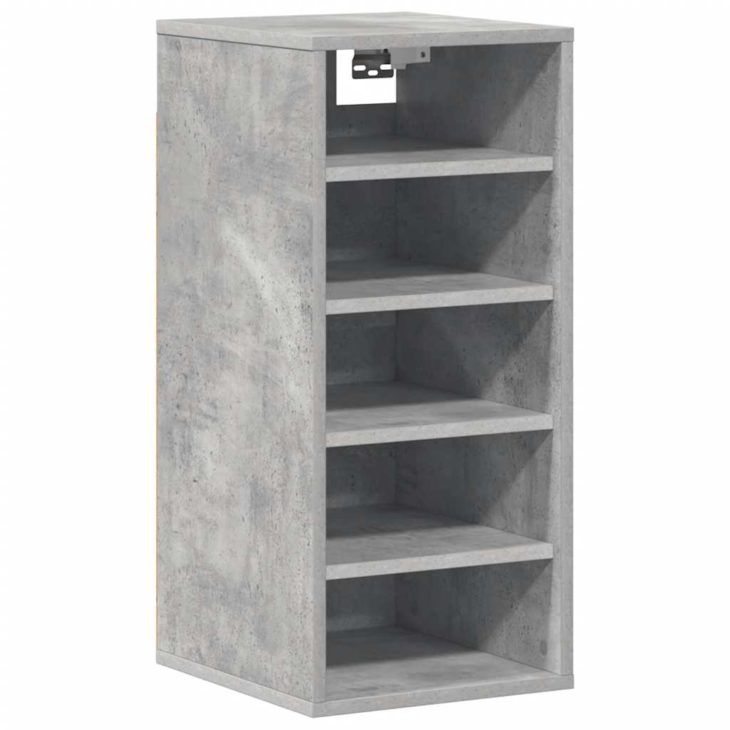 Shoe cabinets 31.5 x 35 x 70 cm Concrete Grey 5 compartments