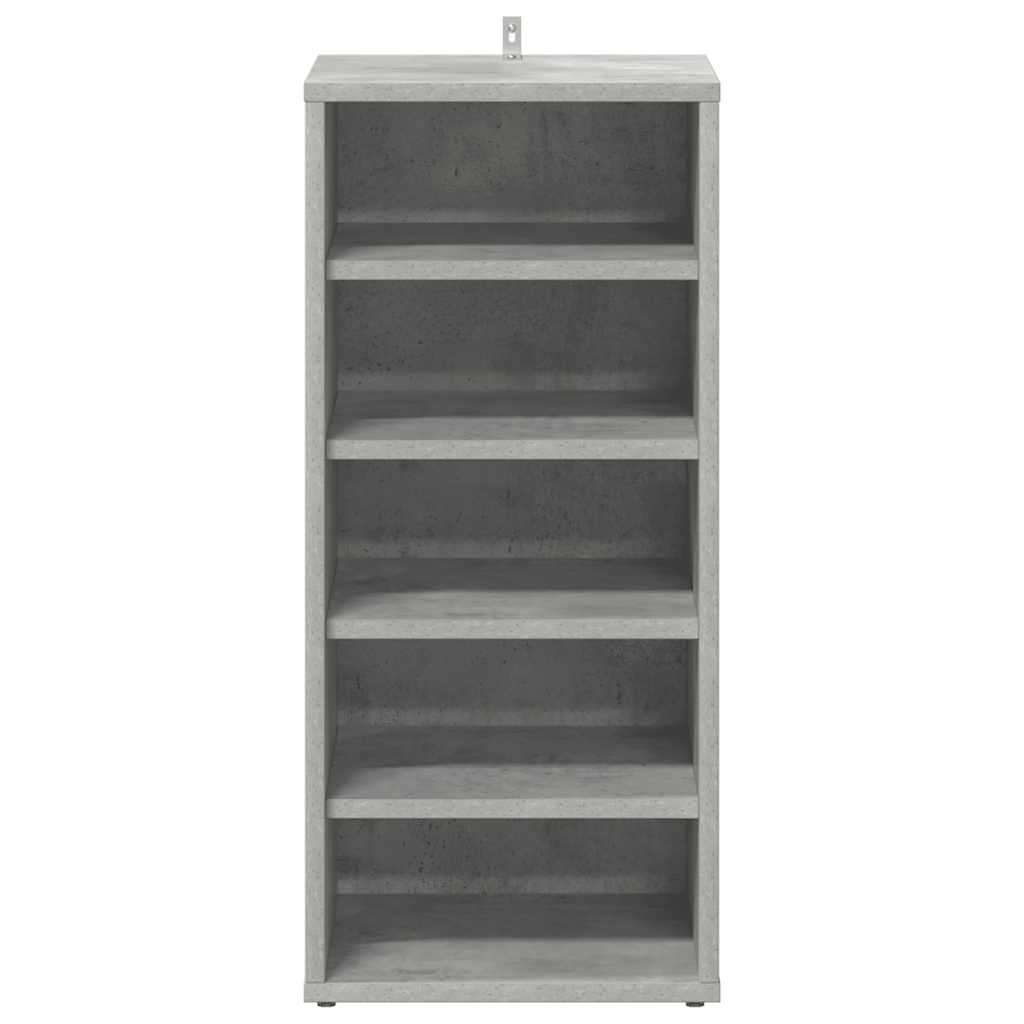 Shoe cabinets 31.5 x 35 x 70 cm Concrete Grey 5 compartments