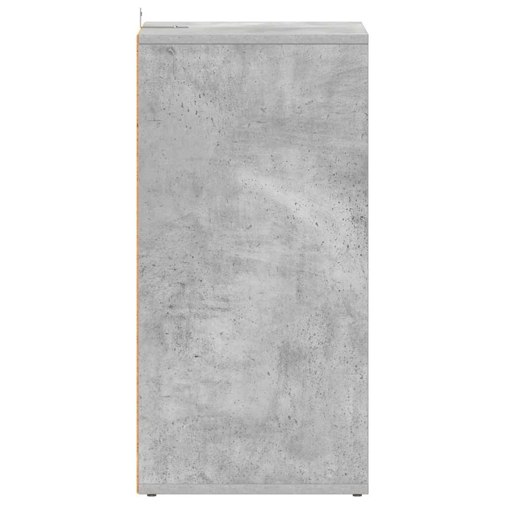 Shoe cabinets 31.5 x 35 x 70 cm Concrete Grey 5 compartments
