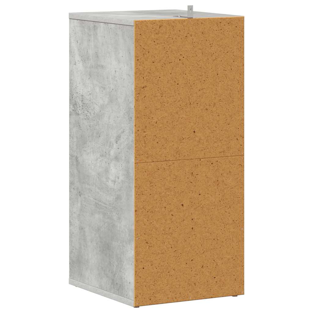 Shoe cabinets 31.5 x 35 x 70 cm Concrete Grey 5 compartments