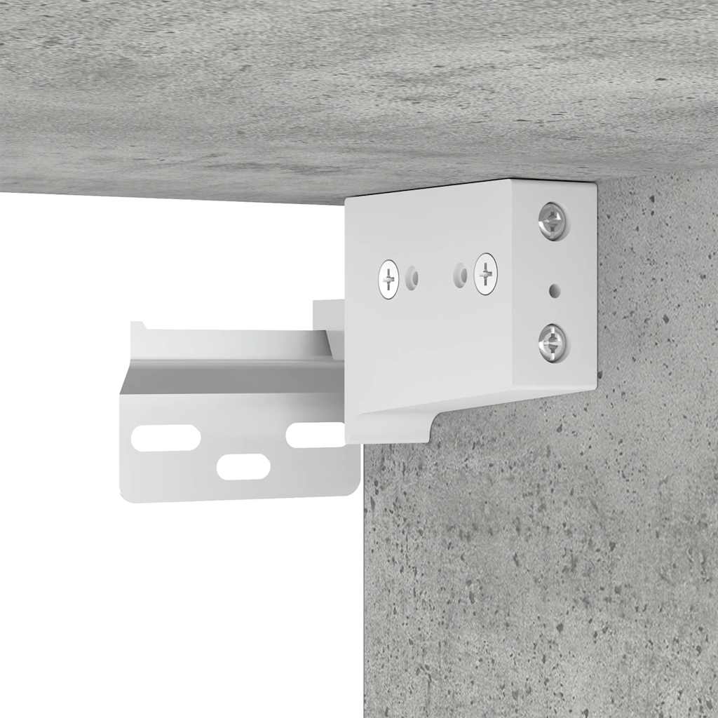 Shoe cabinets 31.5 x 35 x 70 cm Concrete Grey 5 compartments