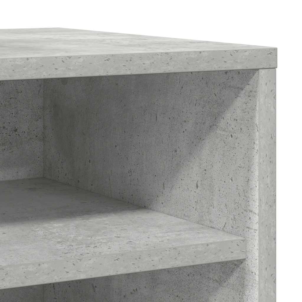 Shoe cabinets 31.5 x 35 x 70 cm Concrete Grey 5 compartments