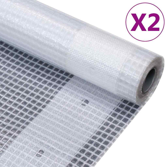 Leno Tarpaulins 2 pcs 260 g/m² 1,5x10 m White