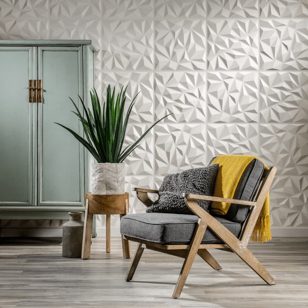 WallArt 24 pcs 3D Wall Panels GA-WA27 Puck