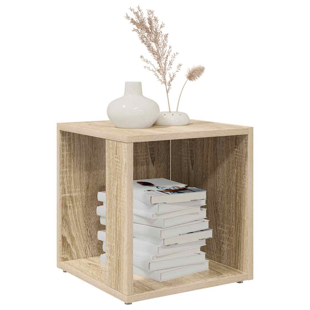 Side Table Sonoma Oak 33x33x34.5 cm Engineered Wood