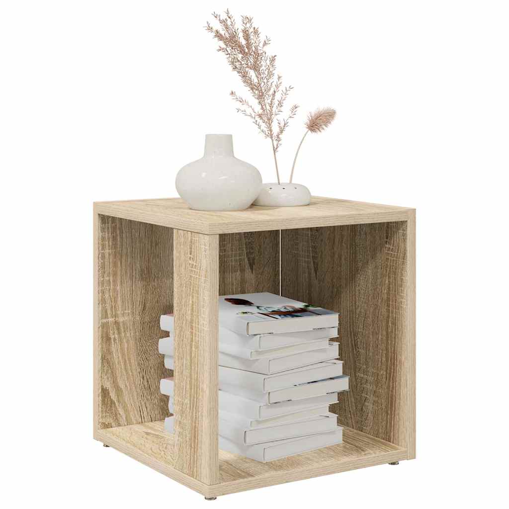 Side Table Sonoma Oak 33x33x34.5 cm Engineered Wood