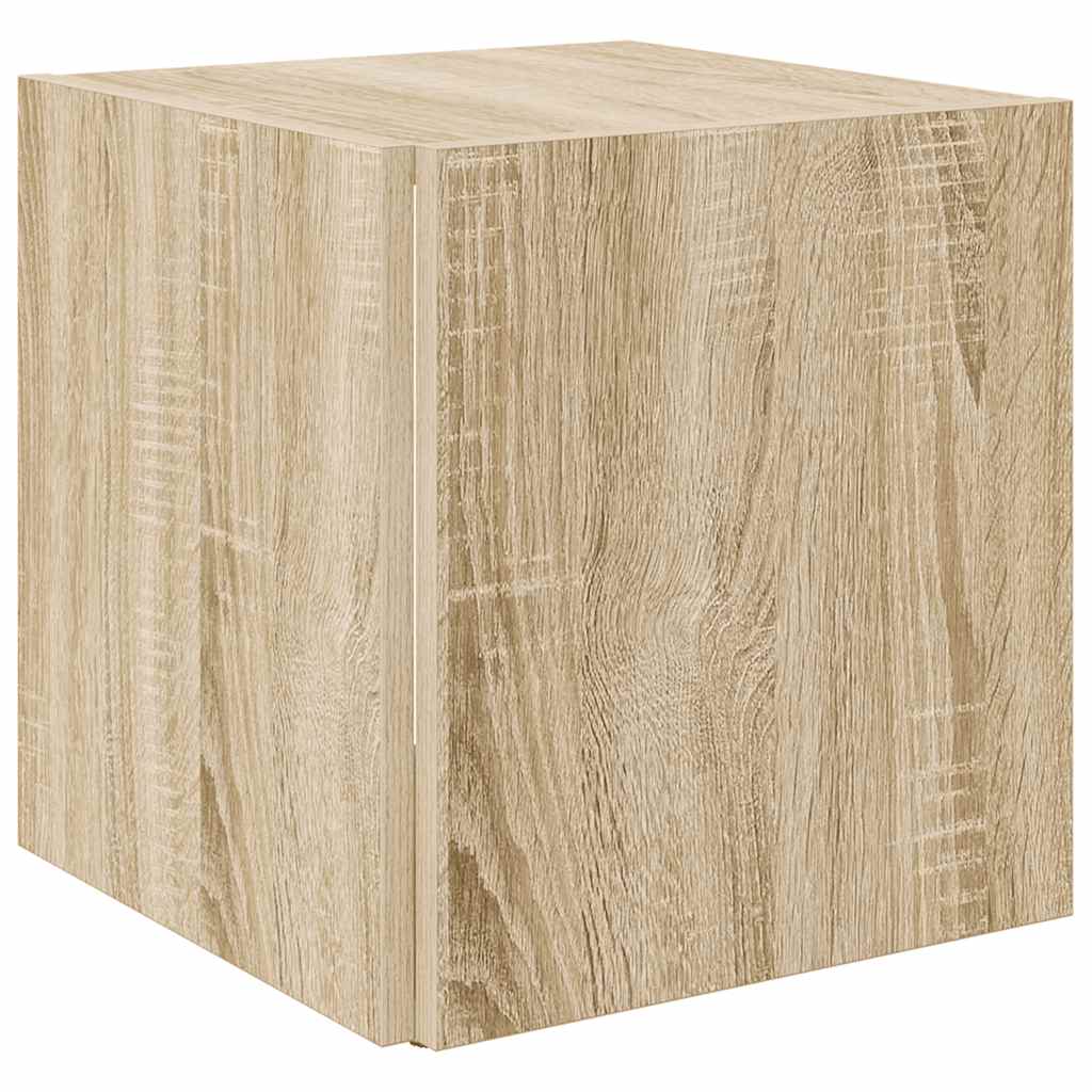 Side Table Sonoma Oak 33x33x34.5 cm Engineered Wood