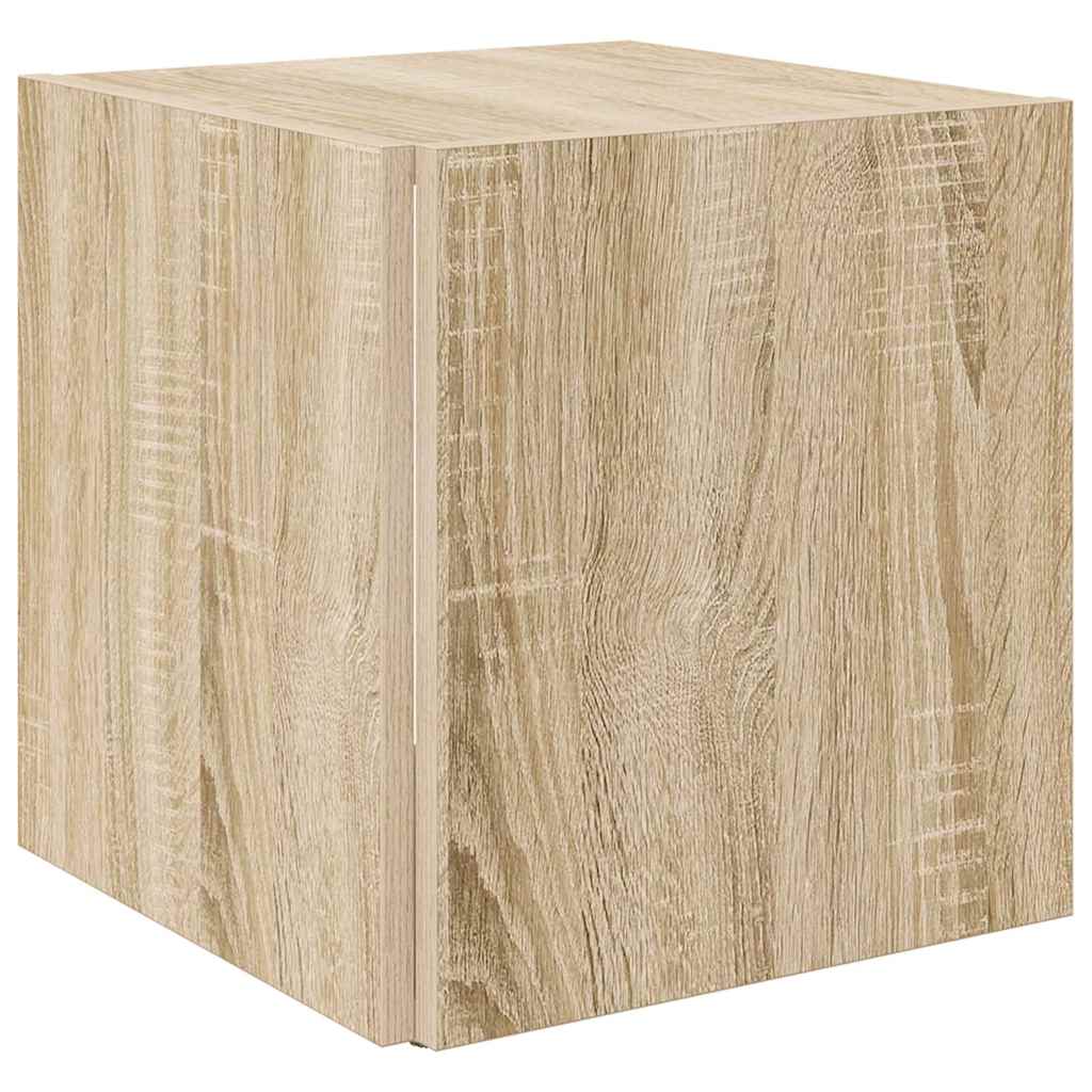 Side Table Sonoma Oak 33x33x34.5 cm Engineered Wood