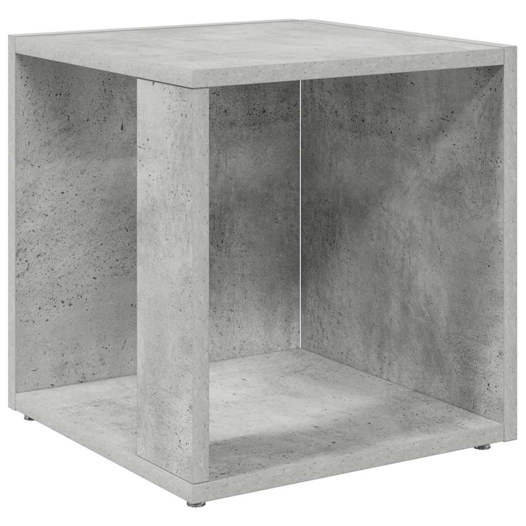 809012 vidaXL Side Table Concrete Grey 33x33x34,5 cm Engineered Wood