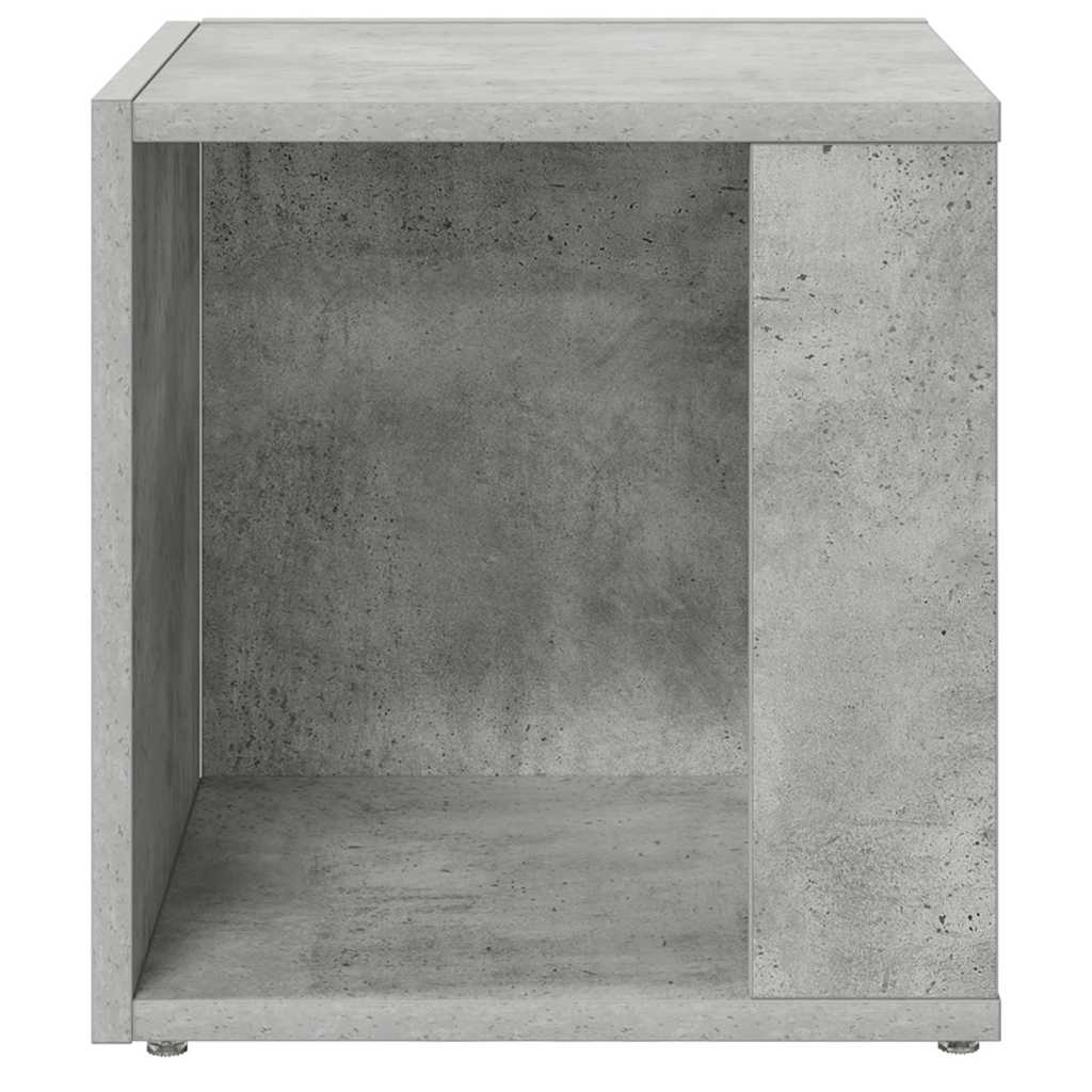 809012 vidaXL Side Table Concrete Grey 33x33x34,5 cm Engineered Wood