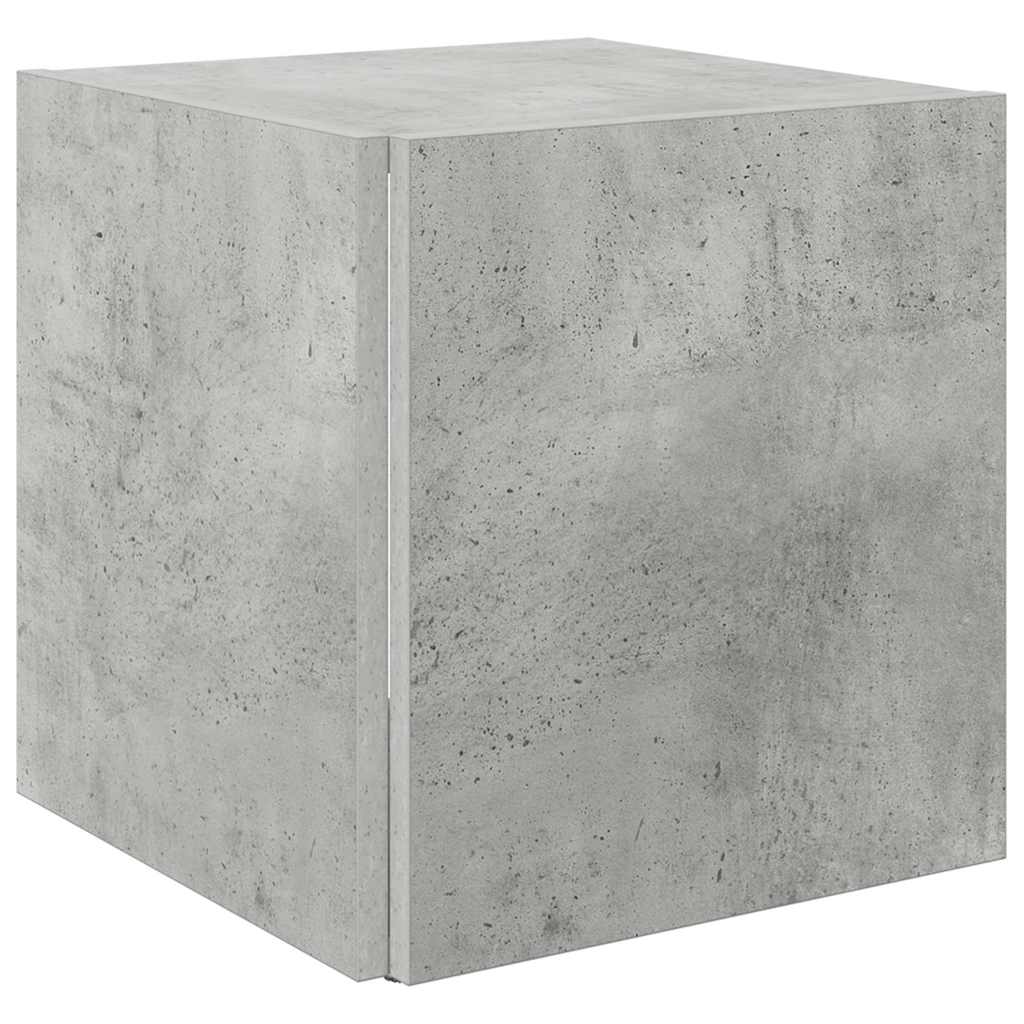 809012 vidaXL Side Table Concrete Grey 33x33x34,5 cm Engineered Wood