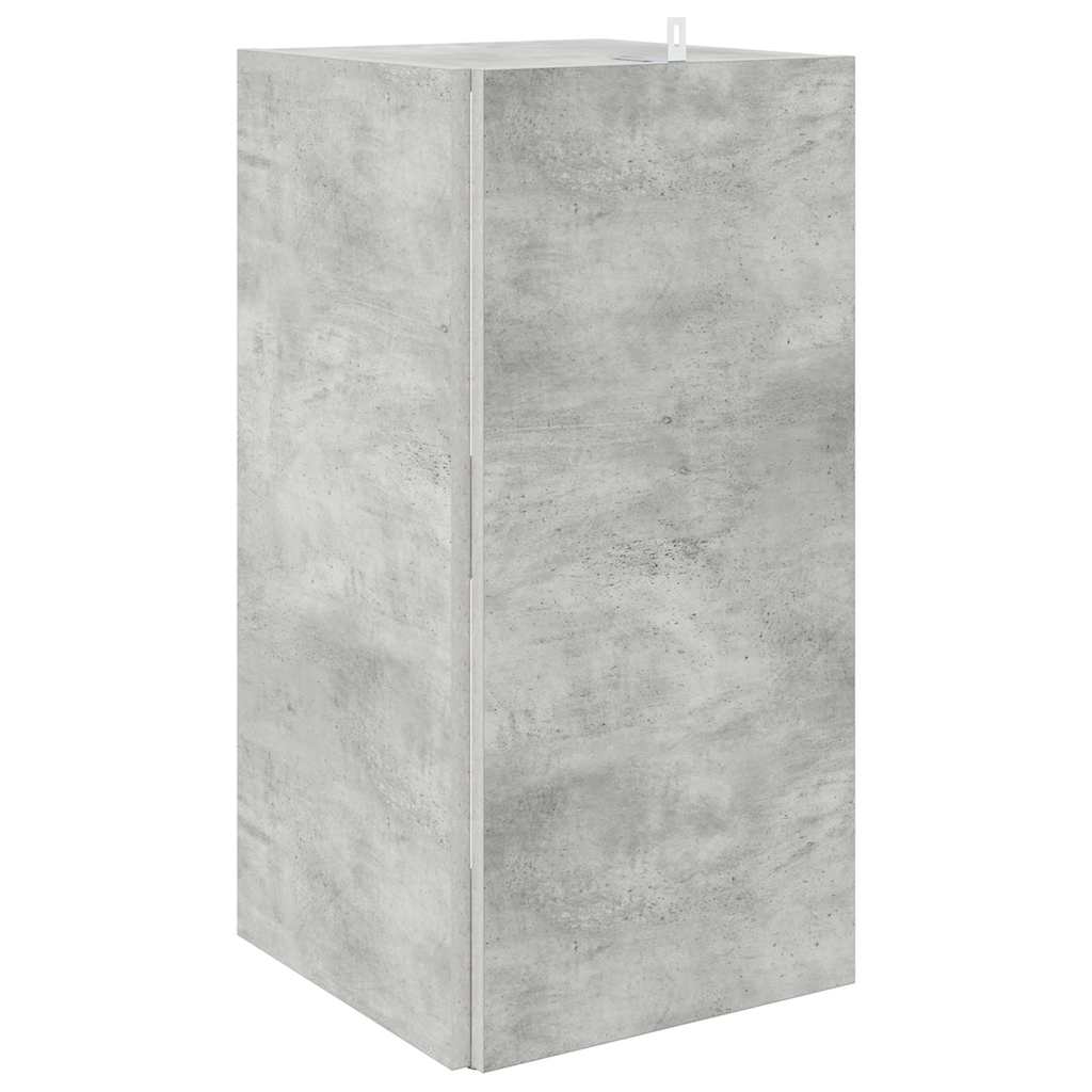 Corner Cabinet Concrete Grey 33x33x67 cm Engineered Wood