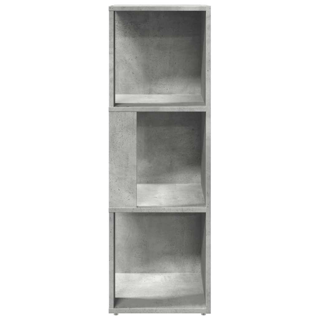 809030 vidaXL Corner Cabinet Concrete Grey 33x33x100 cm Engineered Wood
