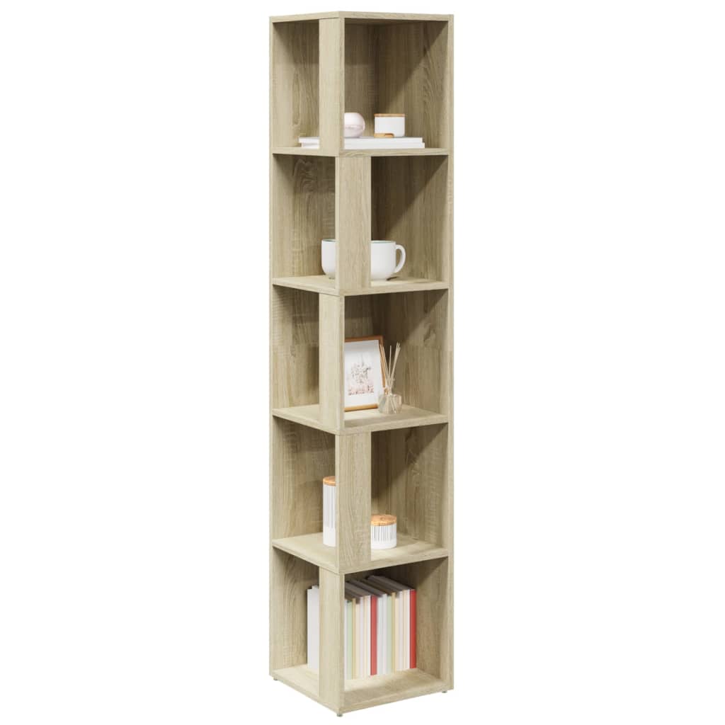 Corner Cabinet Sonoma Oak 33x33x164.5 cm Engineered Wood