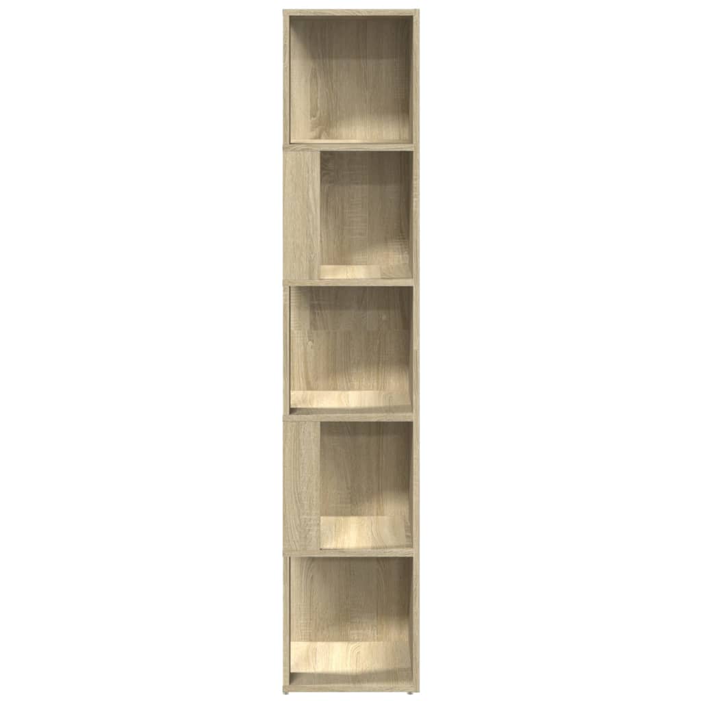 Corner Cabinet Sonoma Oak 33x33x164.5 cm Engineered Wood