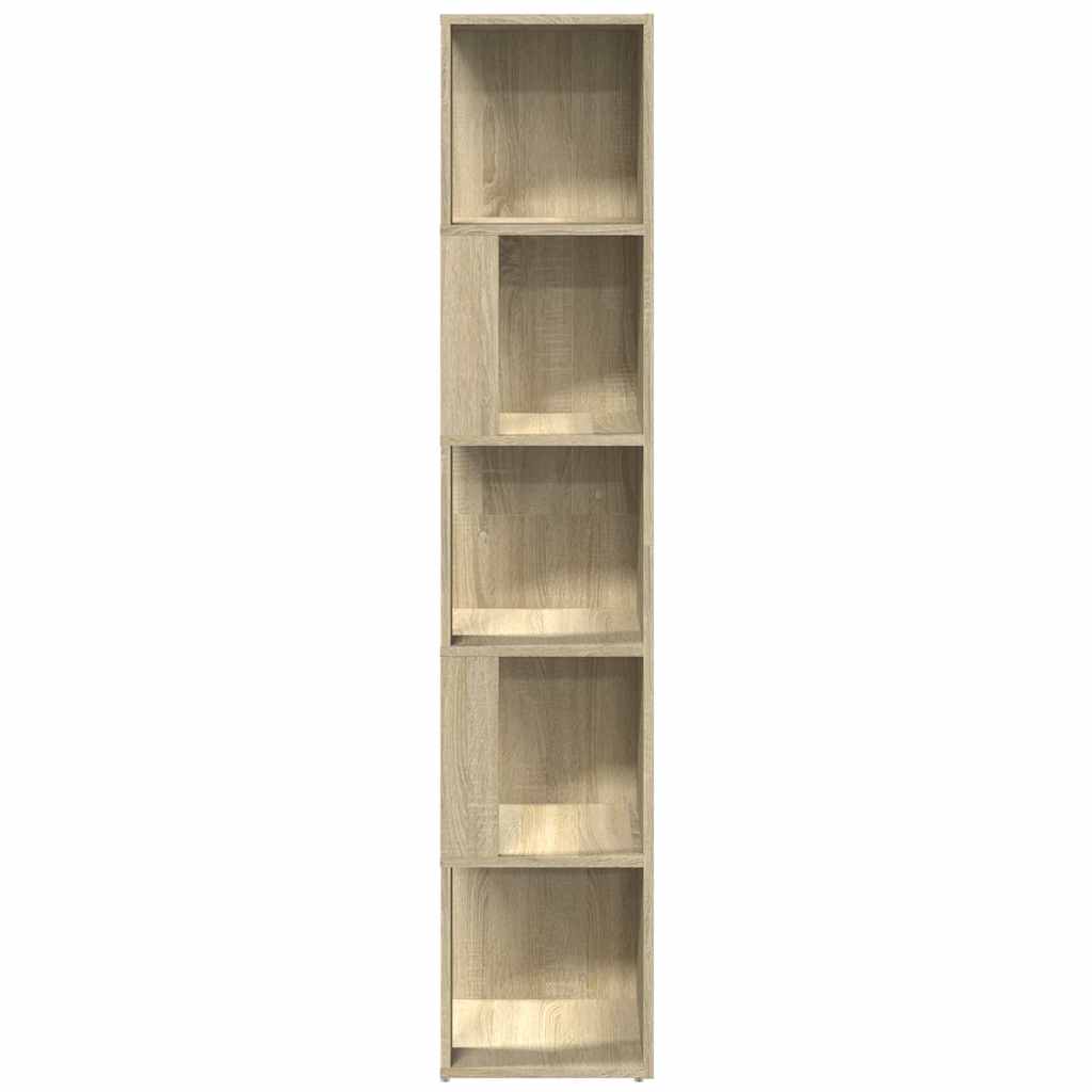 Corner Cabinet Sonoma Oak 33x33x164.5 cm Engineered Wood