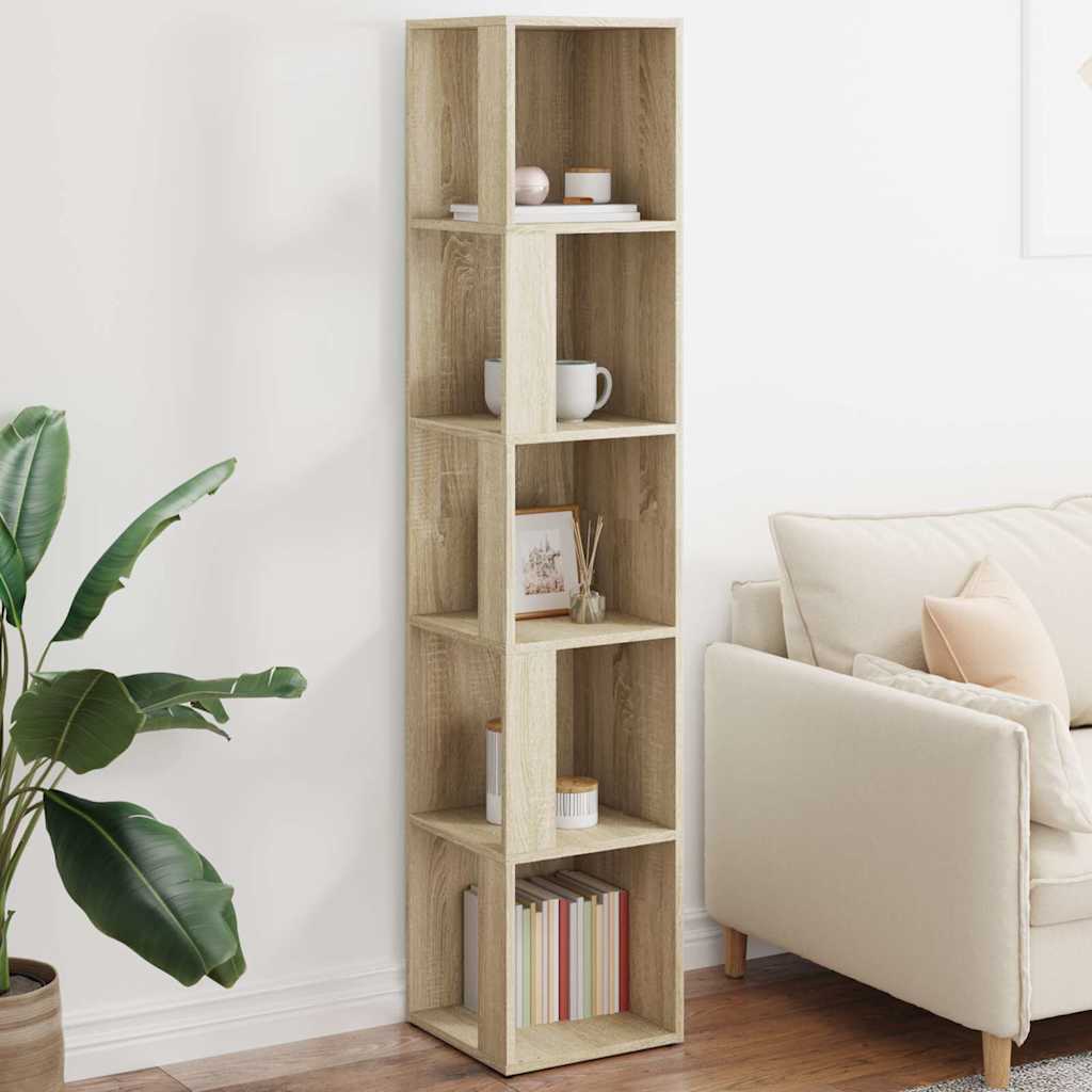 Corner Cabinet Sonoma Oak 33x33x164.5 cm Engineered Wood