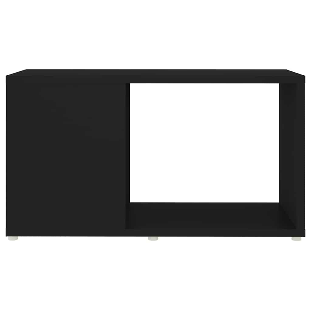 809054 vidaXL TV Cabinet Black 60x24x32cm Engineered Wood