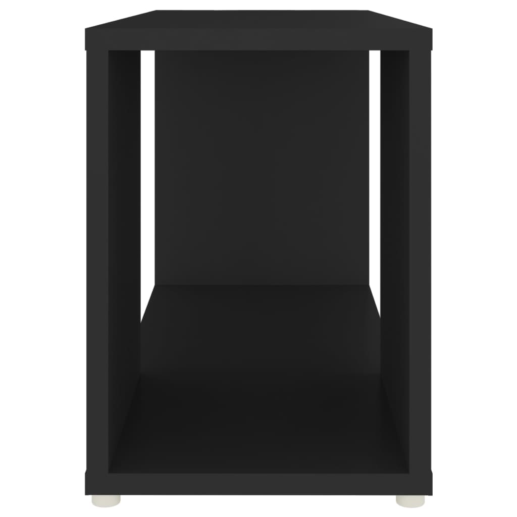 vidaXL TV Cabinet Black 60x24x32cm Engineered Wood