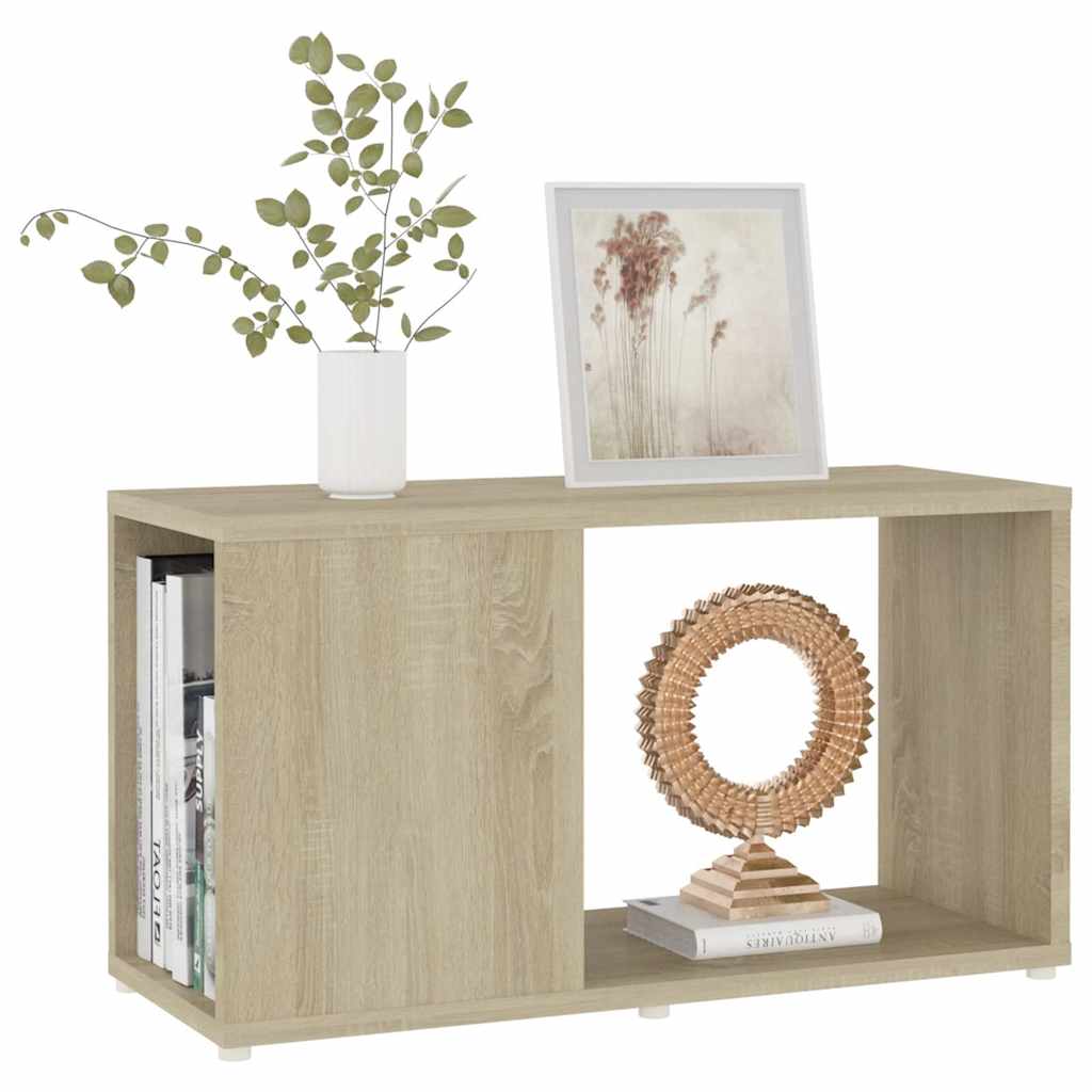 809056 vidaXL TV Cabinet Sonoma Oak 60x24x32cm Engineered Wood