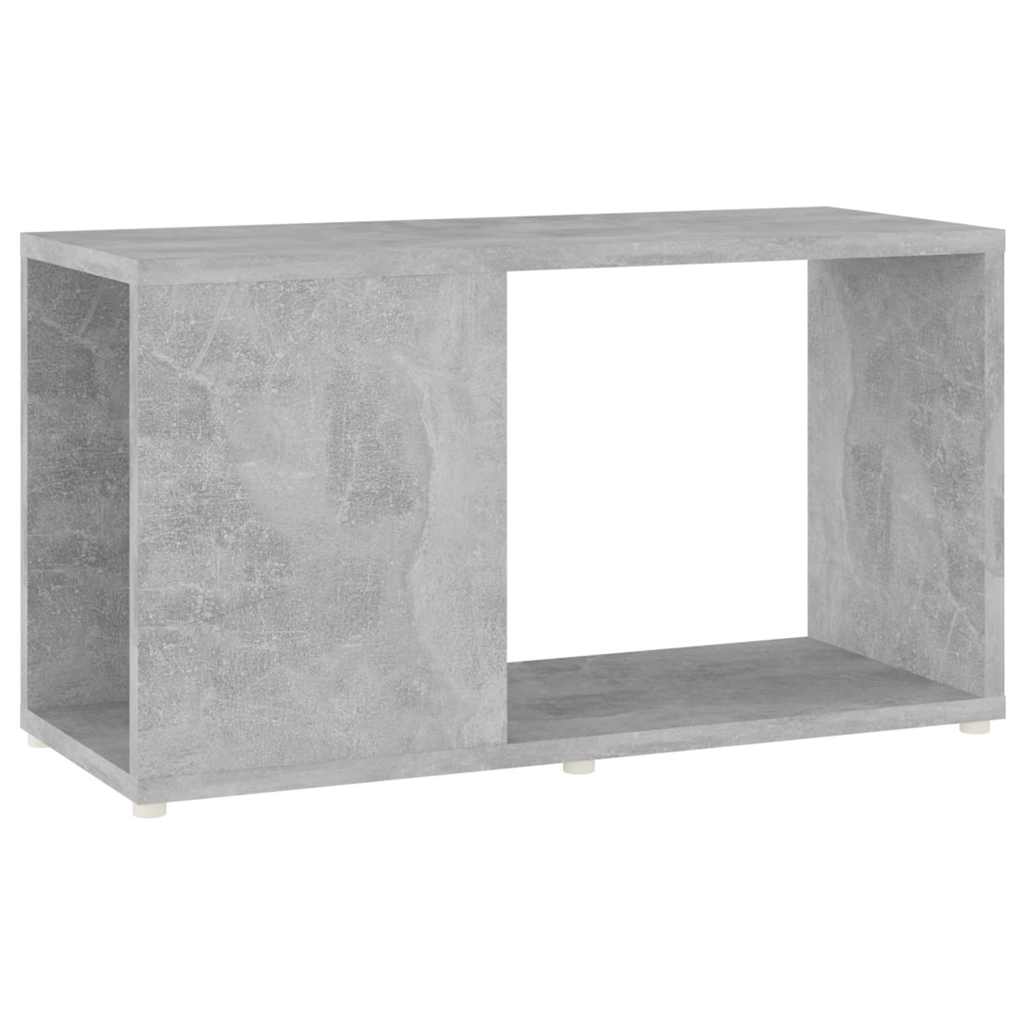 809057 vidaXL TV Cabinet Concrete Grey 60x24x32cm Engineered Wood