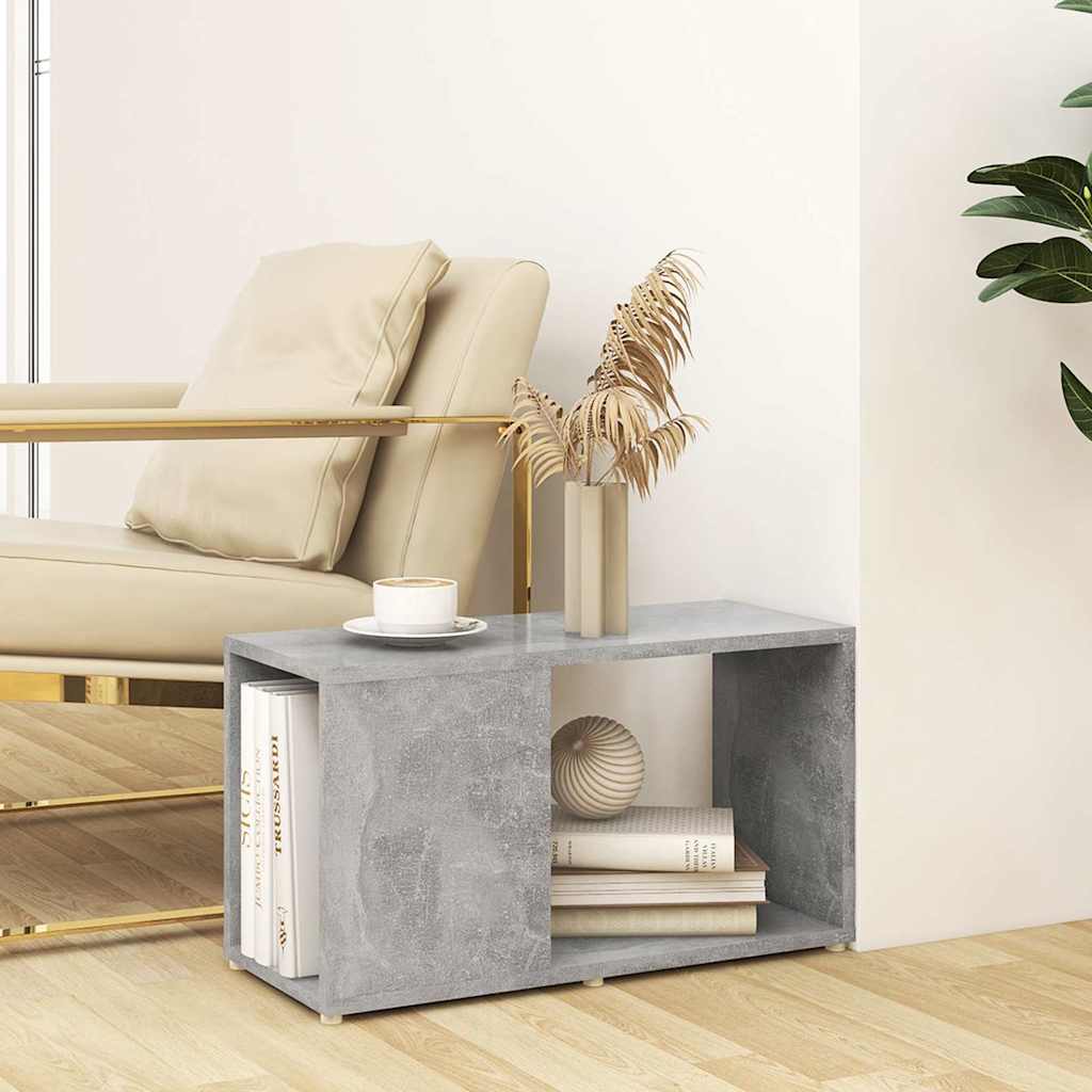 809057 vidaXL TV Cabinet Concrete Grey 60x24x32cm Engineered Wood