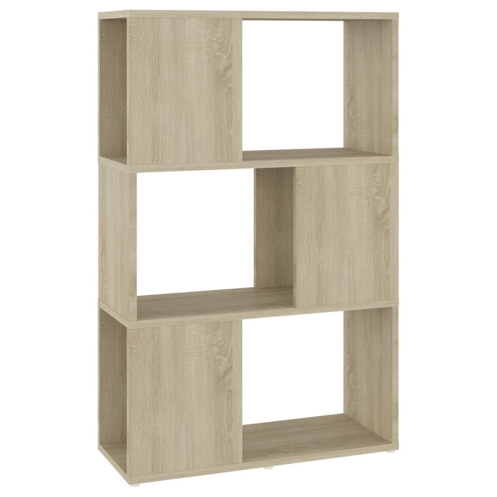 Book Cabinet Room Divider Sonoma Oak 60x24x94cm Engineered Wood